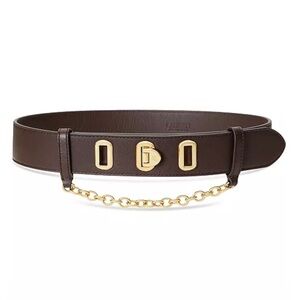 LAUREN Ralph Lauren Flip-Lock Leather Belt